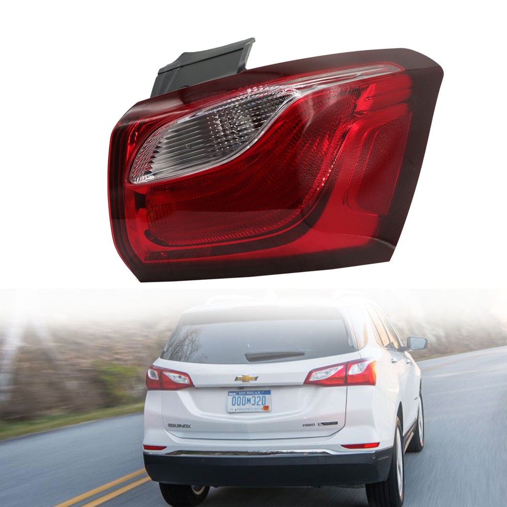 Fit For 2018-2021 Chevy Equinox Passenger Side Halogen Tail Light Assembly Outer