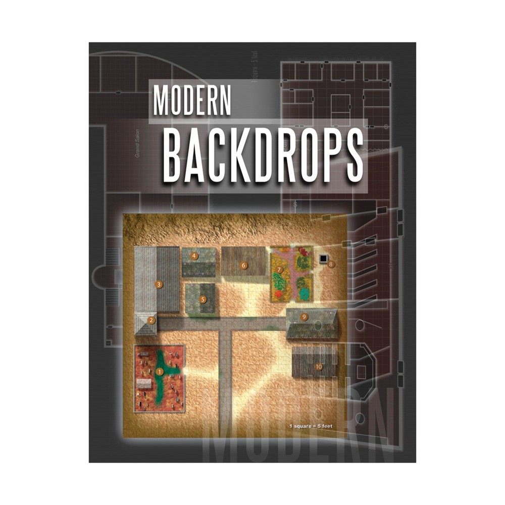 RPG Objects d20 Modern RPG Modern Backdrops VG+