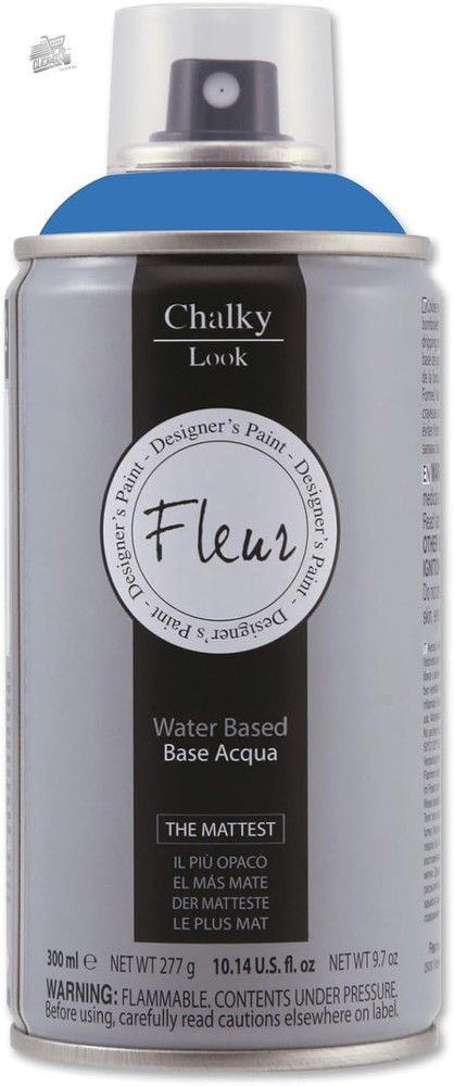 FLEUR Chalk Paint Spray, Extra Matte, Odorless Water, Multisuper