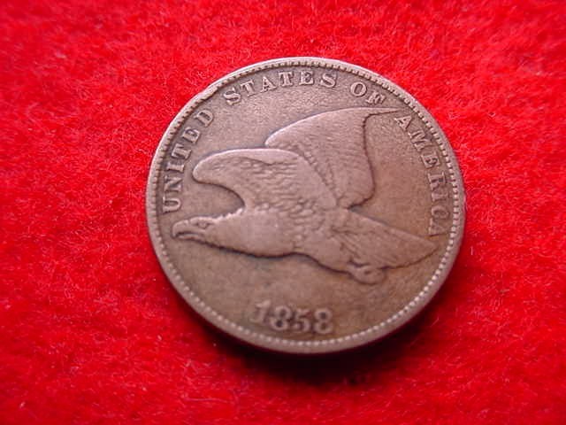1858 FLYING EAGLE CENT GREAT CENT!!   #327