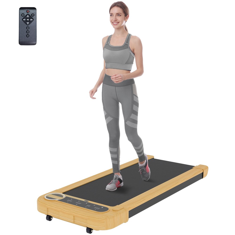 Walking Pad with 17" x 43" Wide Belt, Remote Control, Bluetooth Speaker