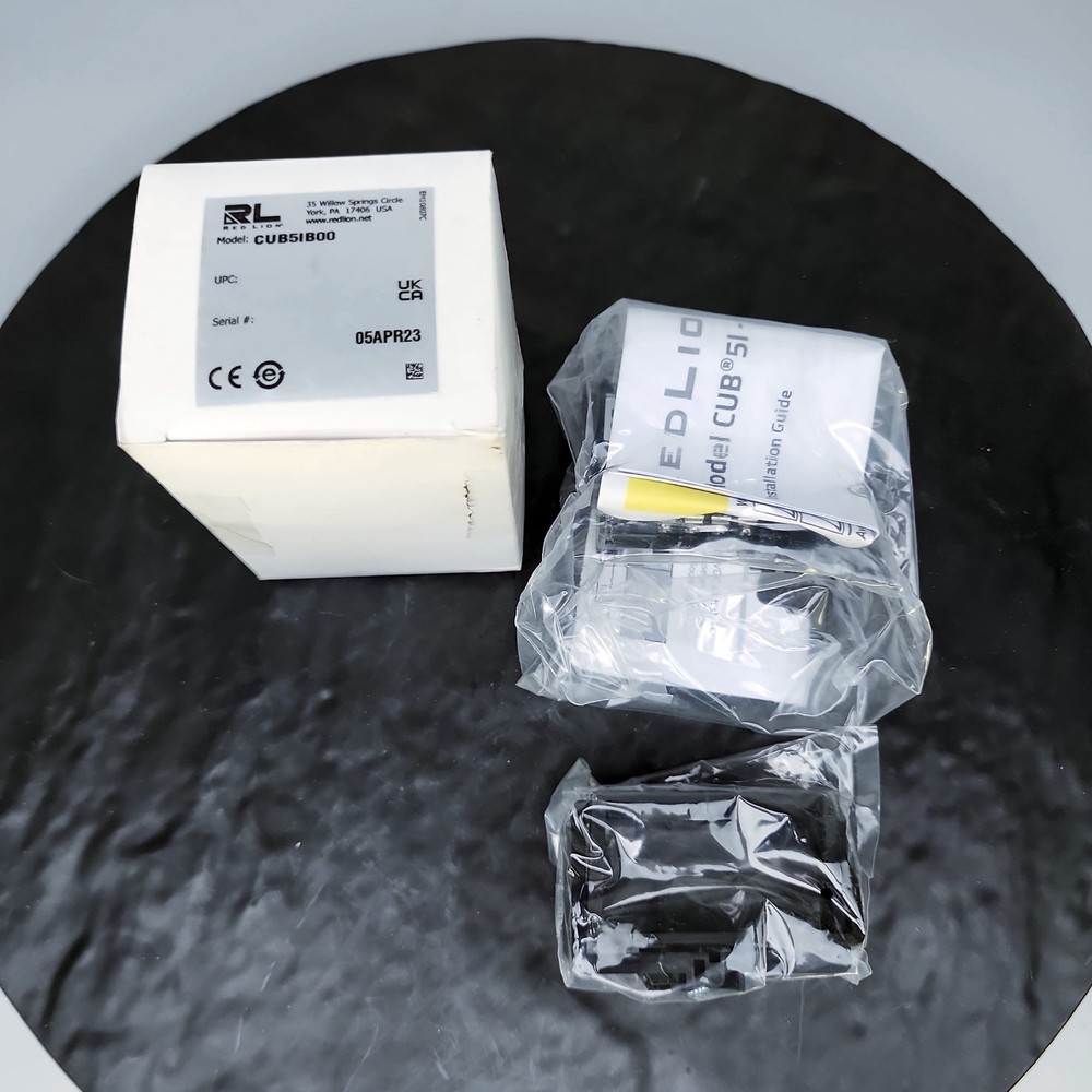 NEW RL RED LION CONTROLS CUB51B00 5-Digit DC Current Digital Panel Display