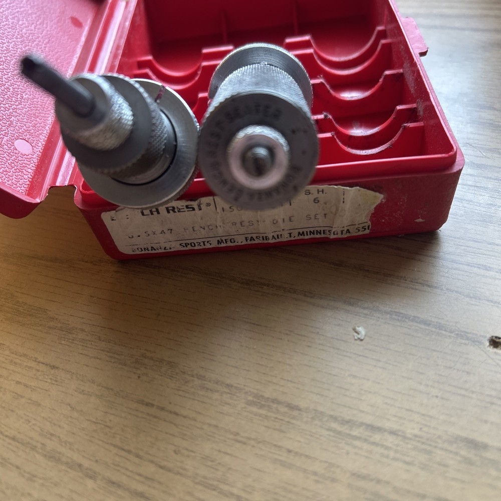 BONANZA 6.5 X 47 WIN. BENCH REST RELOADING DIE SET