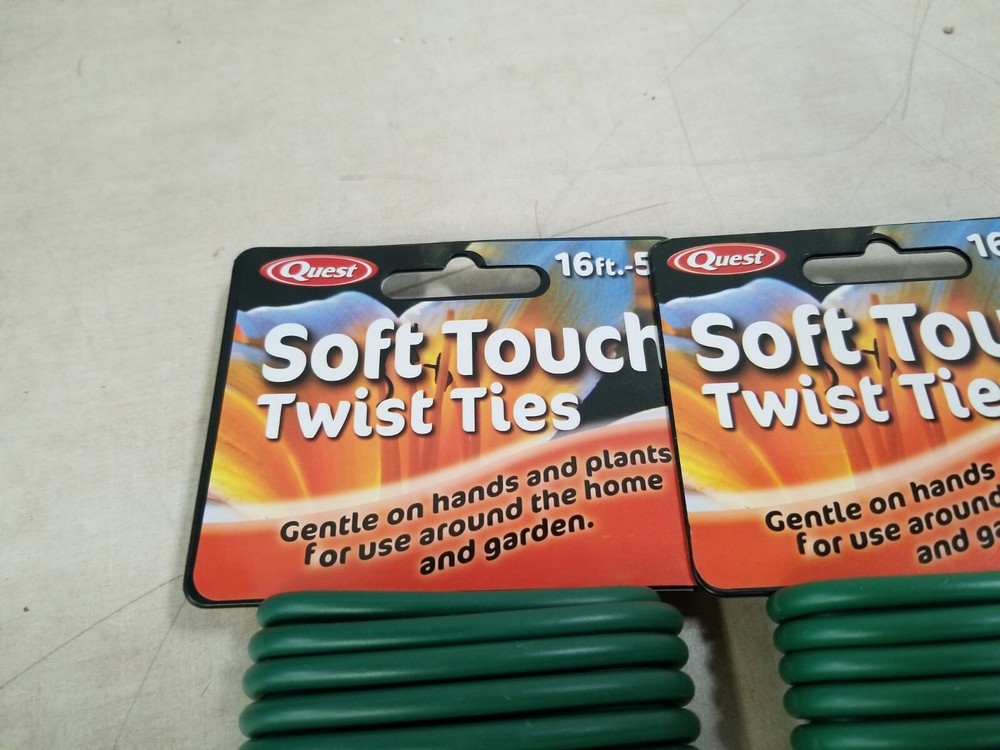 Lot of 4 - Quest Soft Touch Twist Ties