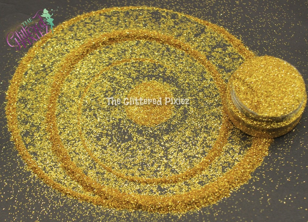 BRIGHT GOLD Pixie Dust (extra fine glitter)