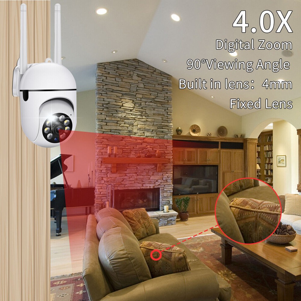 2-Pack Wireless 5G WiFi Security Camera System Smart Outdoor Night Vision 1080P