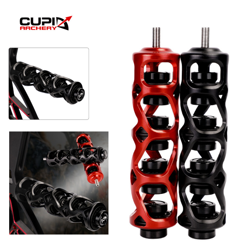 6" Compound Bow Stabilizer Damper Harmonic Aluminum Archery Silencer Shoot Hunt