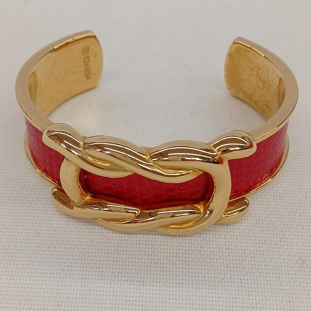 Hermès Knot Cuff Bangle Bracelet New