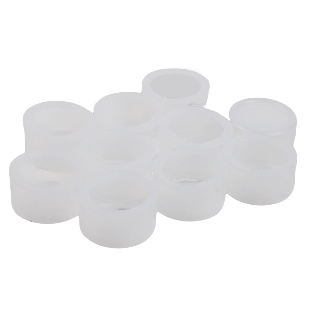 Push Button Switch Cover Clear Petroleum Reasonable Structure Rubber 10pcs