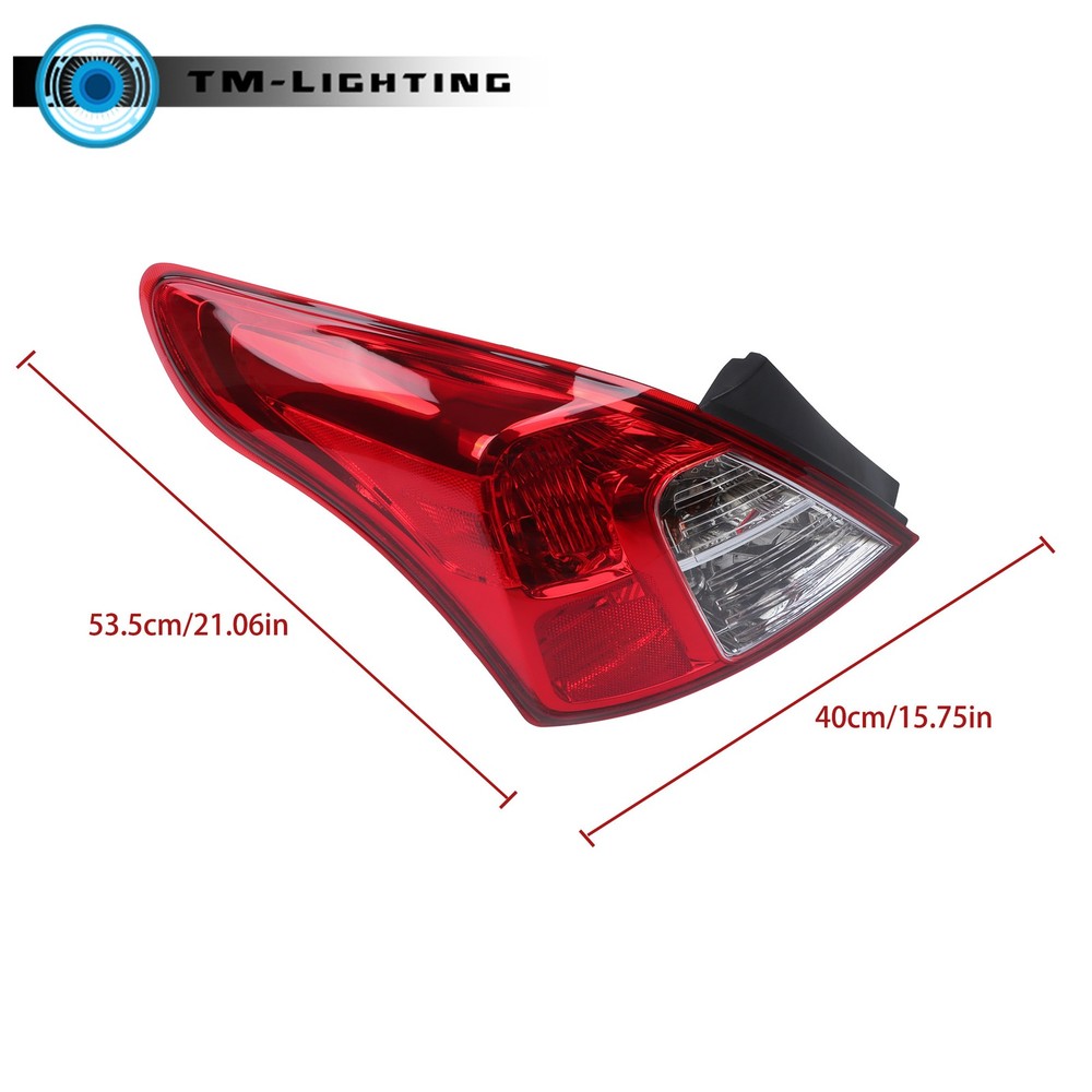 Tail Light Lamp Assembly For 2012-2019 Nissan Versa Driver Left Side Halogen