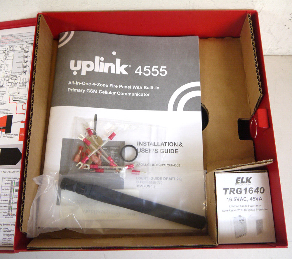 Uplink 4555 Fire Alarm Panel And Communicator