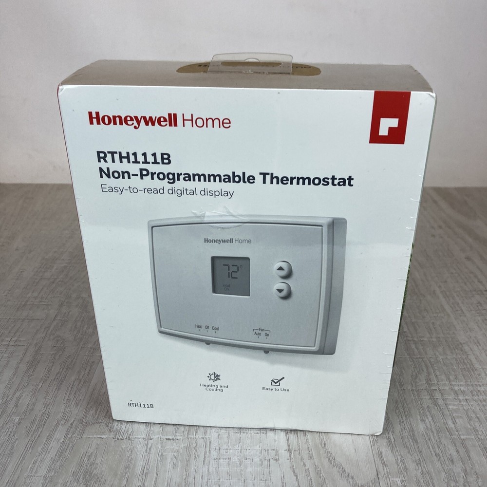 Honeywell RTH111B1016 White Digital Non-Programmable Thermostat New