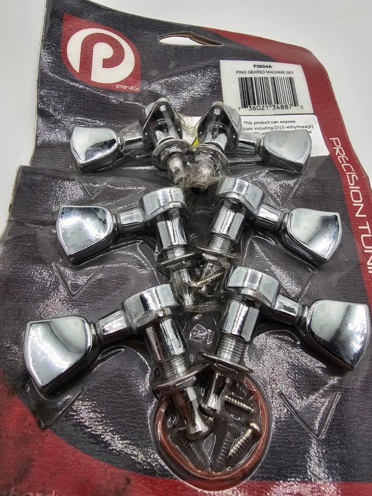 ( QTY 6 ) Ping P2655A Geared Machine Precision Tuning Machine