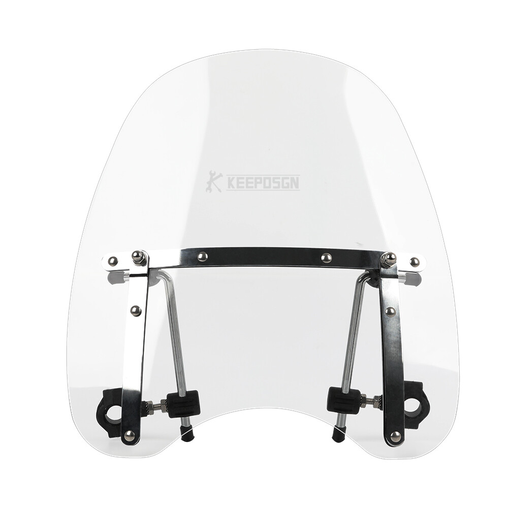 Large Windshield Windscreen Clear For Suzuki Boulevard S40 7/8'' 1'' Handlebar
