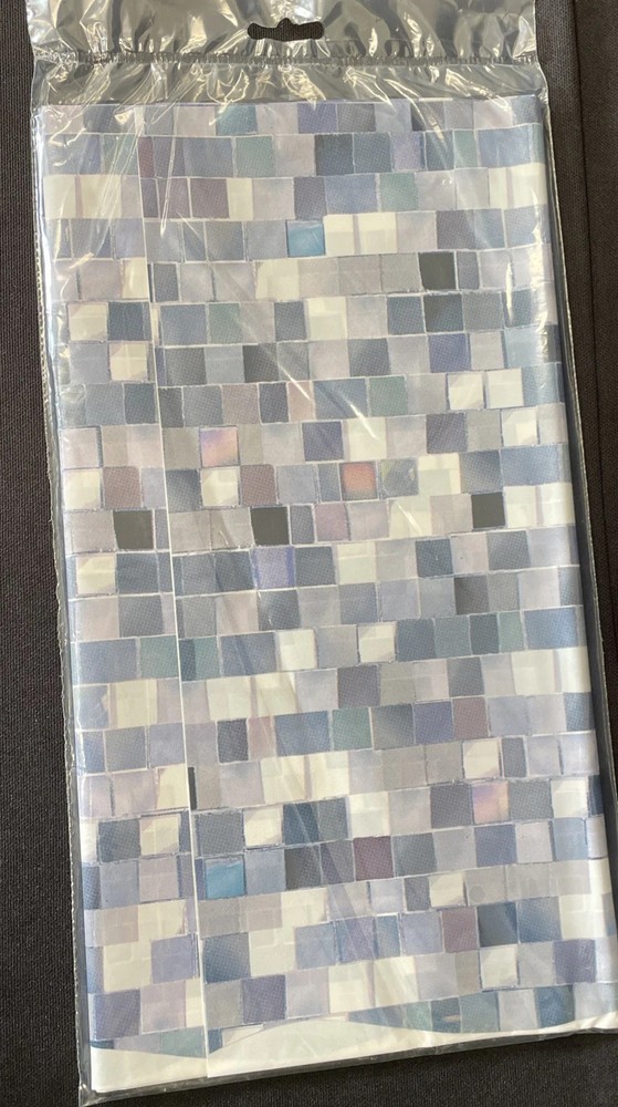 Disco Rectangular Plastic Table Cover, 54 X 96 Inches