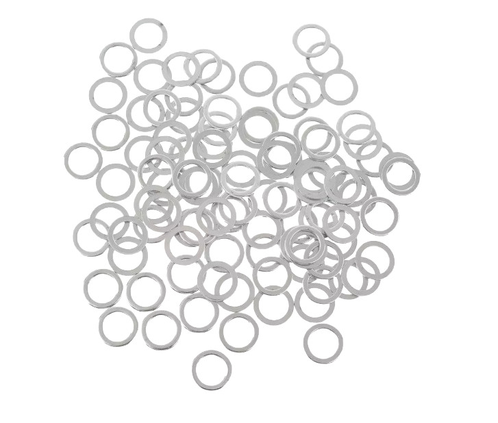 Social Speed Rings 100 pack Silver 8mm