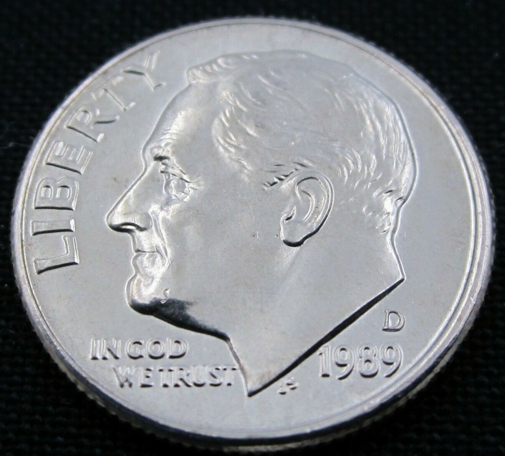 1989 D Roosevelt Clad Dime - Uncirculated
