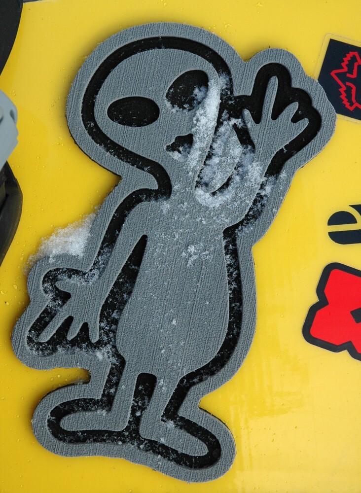 ToeJamR Snowboard Stomp Pad - ALIEN - GRAY