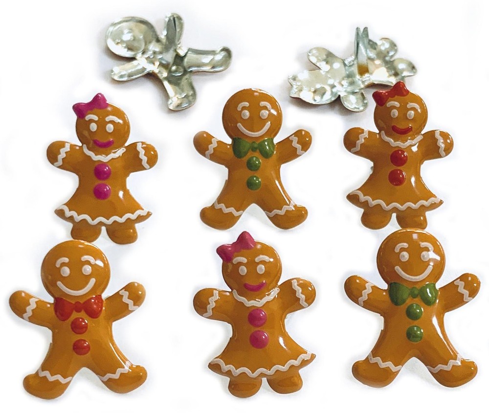 Eyelet Outlet Shape Brads 12/Pkg-Gingerbread