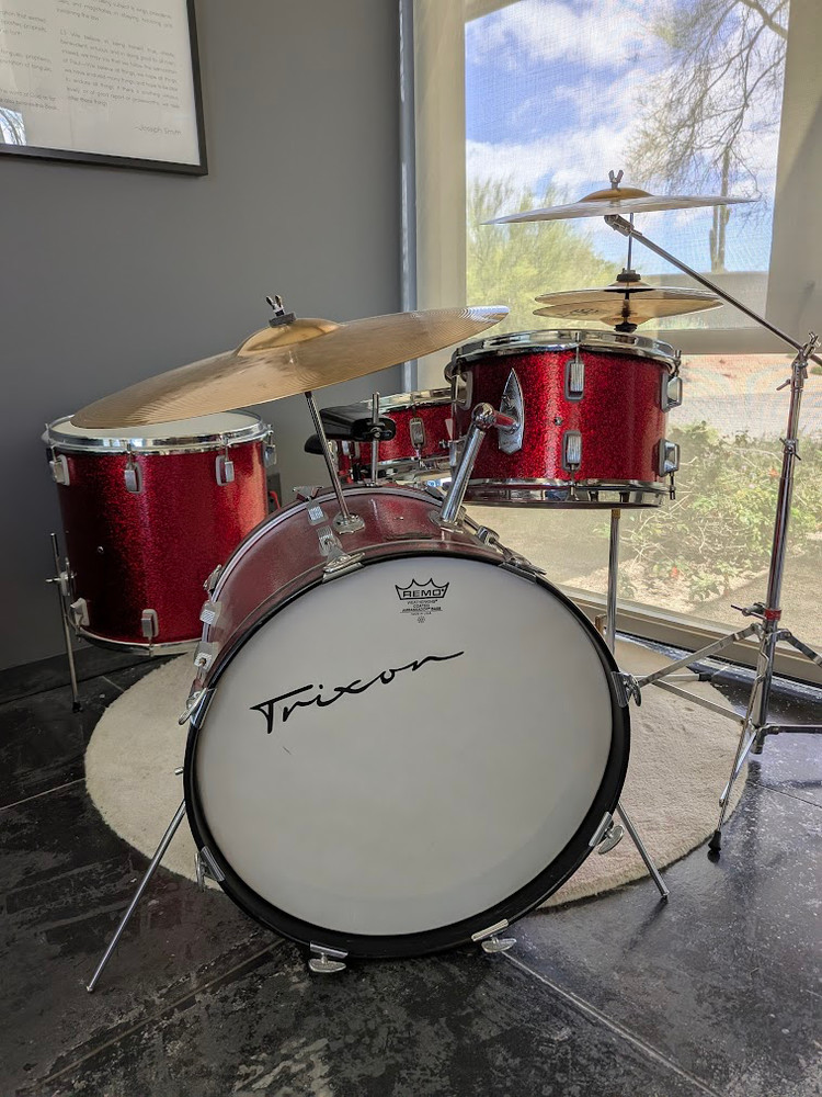 Vintage Trixon Drums 4 Piece  Drum Set - REDUCED
