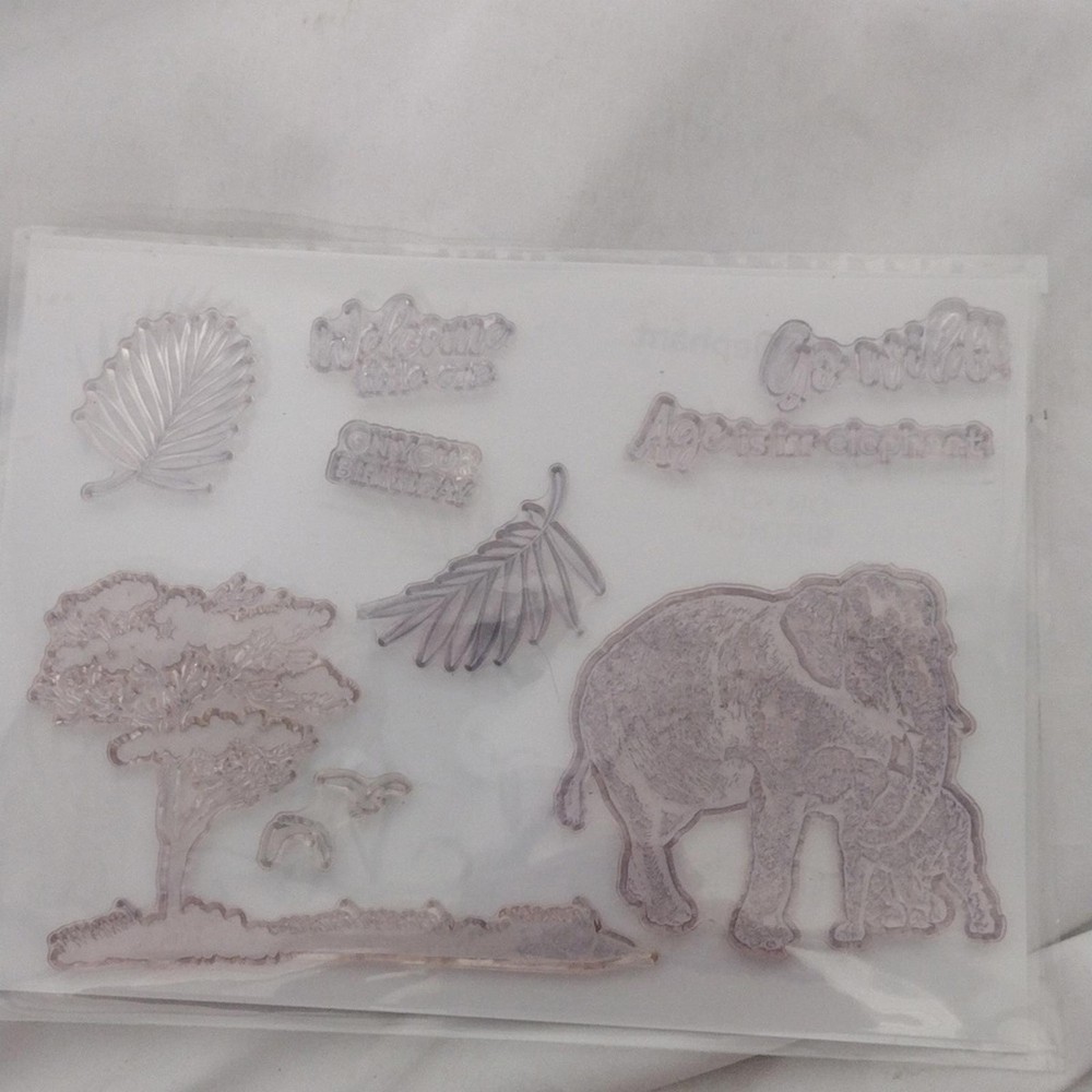 Bundle Of 6 Animal And Misc Clear Stamp Sets