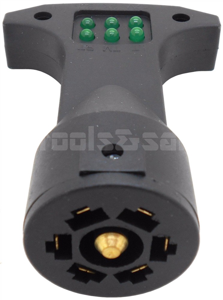 7-WAY 6 Function RV Plug Tester For SUV Truck Trailer Lights & Controller!