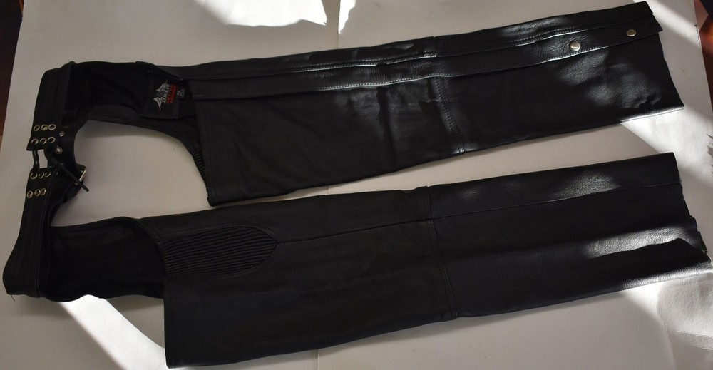 Leather Motorcycle Biker Chaps BD Bikers Design XS