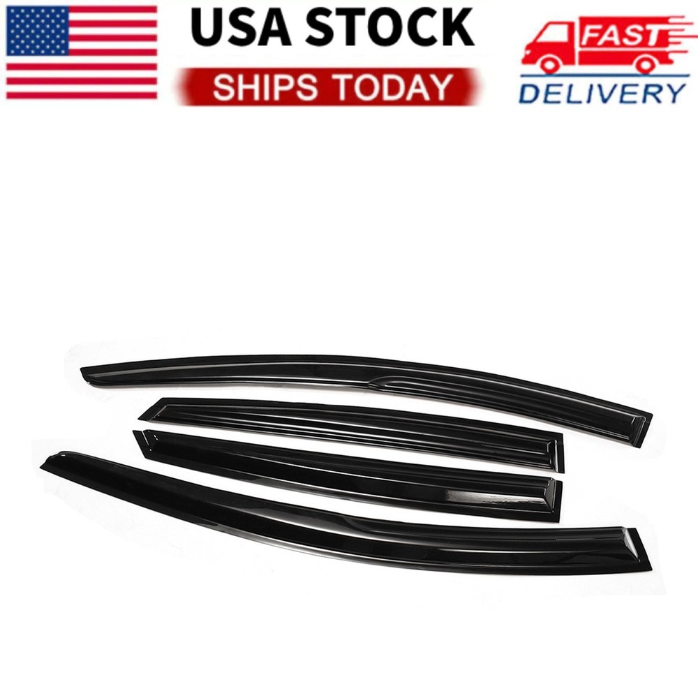 For 2012-18 Ford Focus Hatchback Window Visor Rain Guards Shade Wind Rain Guards
