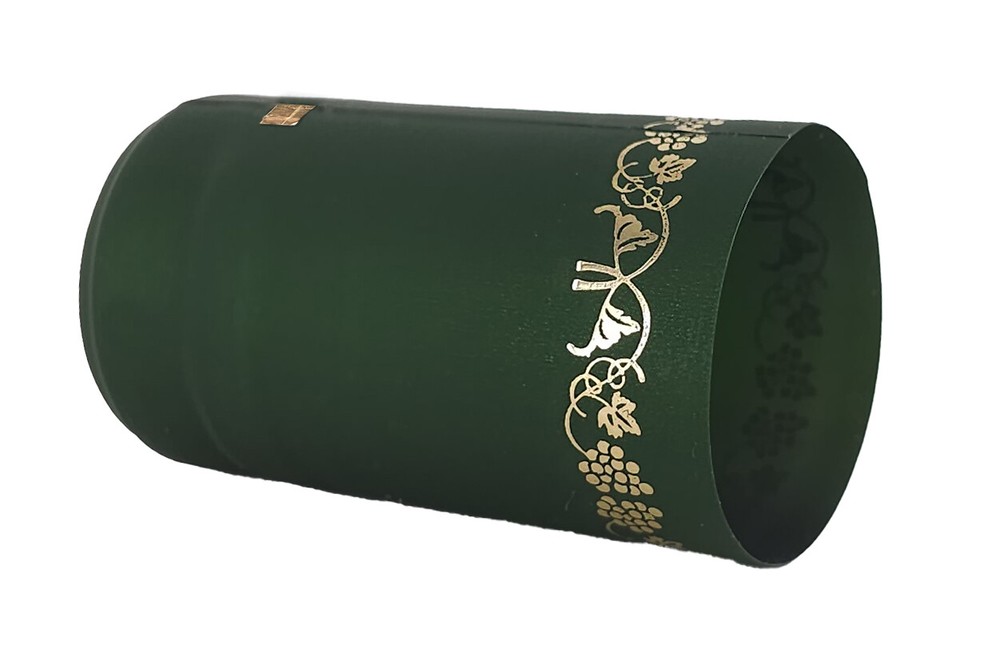 Home Brew Ohio Green With Gold Grapes PVC Shrink Capsules 30 count