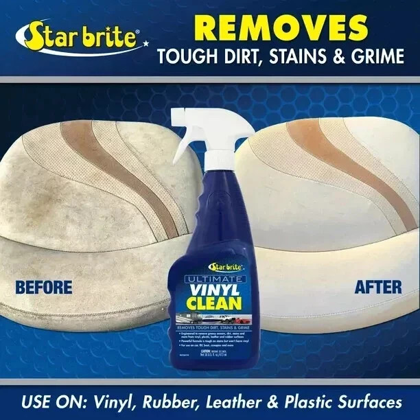 Star Brite Ultimate Vinyl Clean Spray - Multi-surface Cleaner For Auto
