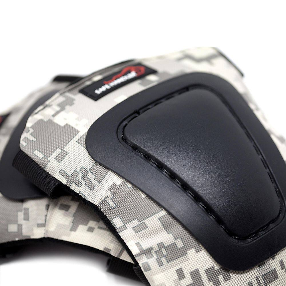 Camouflage Multi-Purpose Knee Pads with Soft Foam Padding, TPR Cap and Adjustabl