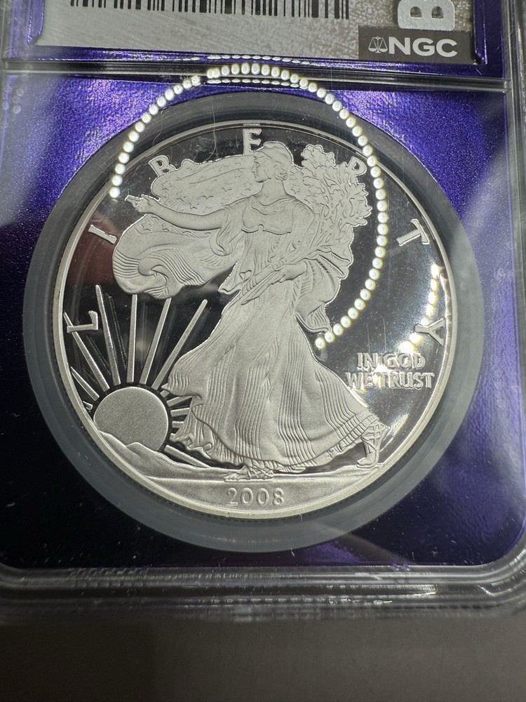 2008-W Proof $1 American Silver Eagle NGC PF70UC