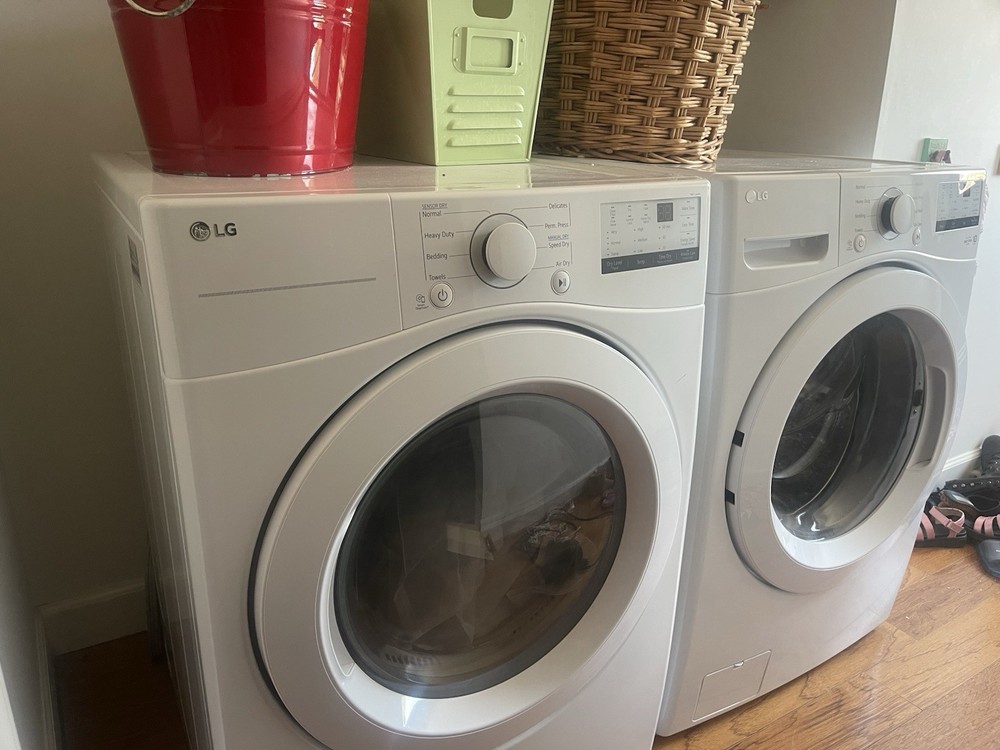 LG Washer & Dryer Set Front-Loading White
