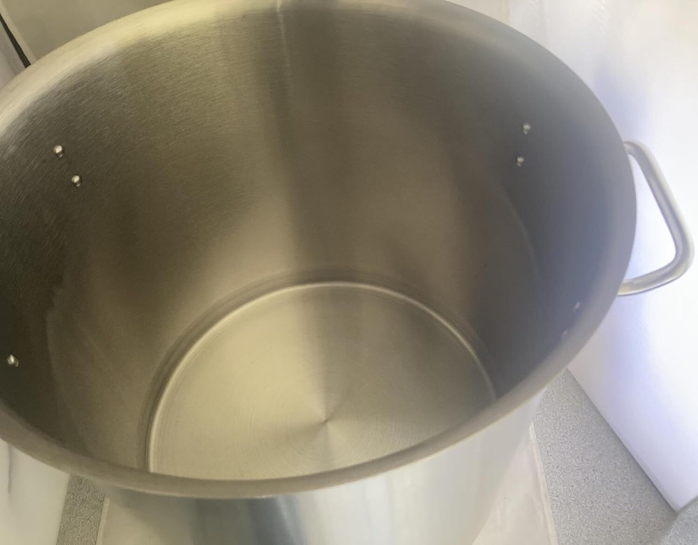 8.75 Gallons Stainless Steel Brewing Stock Pot + Spigot Spout: Heavy-Duty