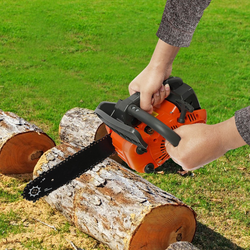 25.4cc 2-Stroke Petrol Powered Engine Chainsaw Top Handle Chainsaw Manual Start