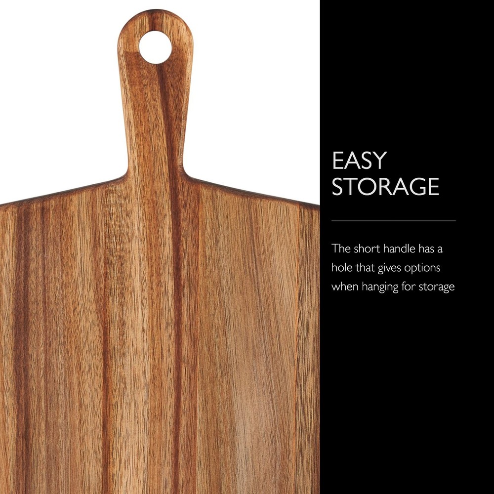 Barkway Medium Chopping Board with Handle - Wood Chopping Board - Cutting Boa...
