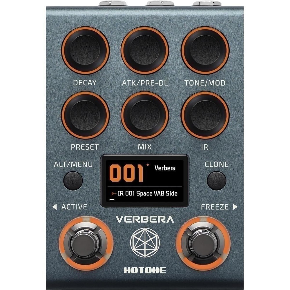Hotone Verbera NC-200 Convolution Reverb Effects Processor (power supply...