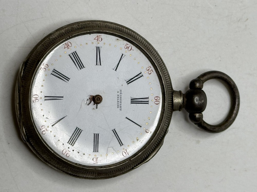 Decouflet A Falaise pocket watch Silver
