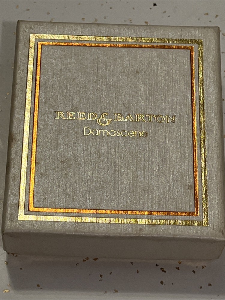Reed & Barton Damascene Thimble - 1977 Limited First Edition Sterling Silver