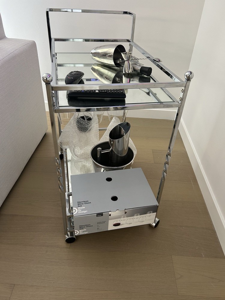 Bar Cart- Glass