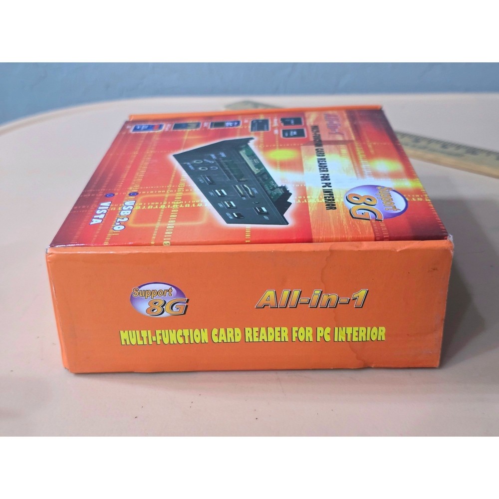 All-in-1 Internal 5.25" PC Card Reader USB 2.0 Hub e-SATA HD Audio Front Panel