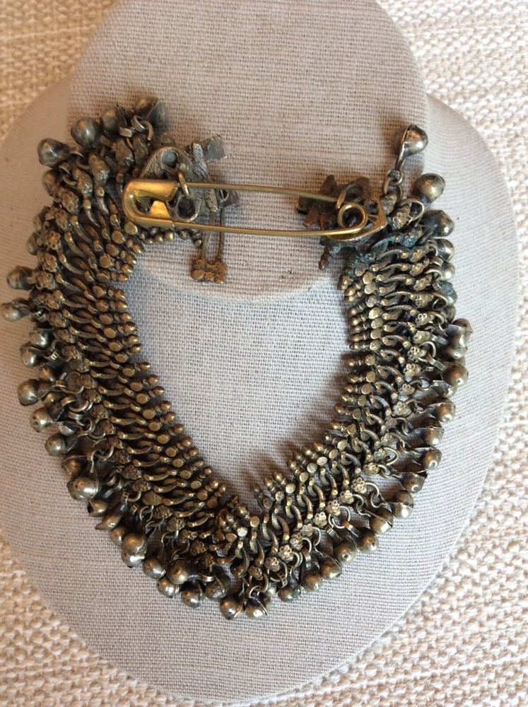 Antique brass Kuchi Anklet with tiny bell dangles