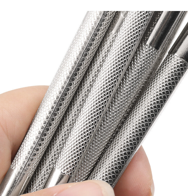 20Pcs/Set Metal Leather Pattern Stamping Tools Set Carving Printing Stamps