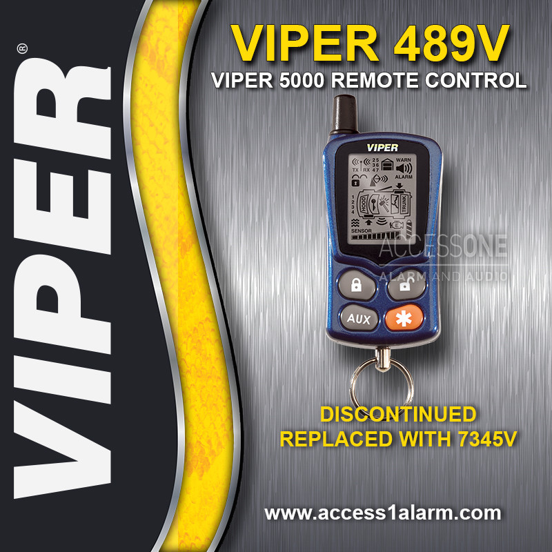 Viper 7341V 2-Way LCD Replacement Remote Control 7345V For The Viper 5000 3301V