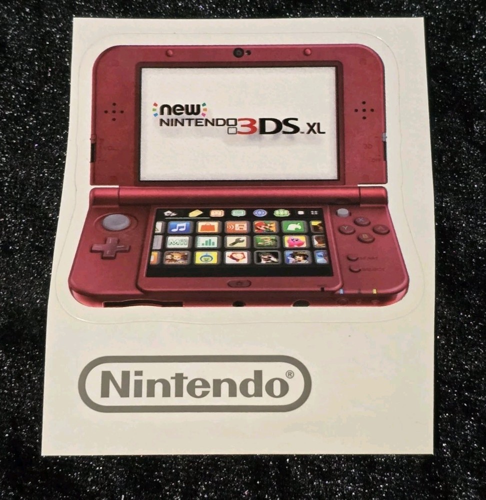Nintendo 3DS 2.5" Decals/Stickers