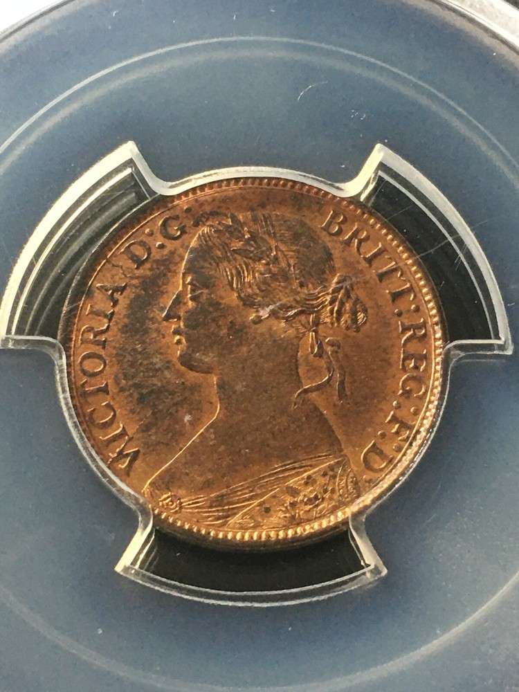 1861 PCGS Graded Nova Scotia ¢1/2 Cent, **MS-64** #3227