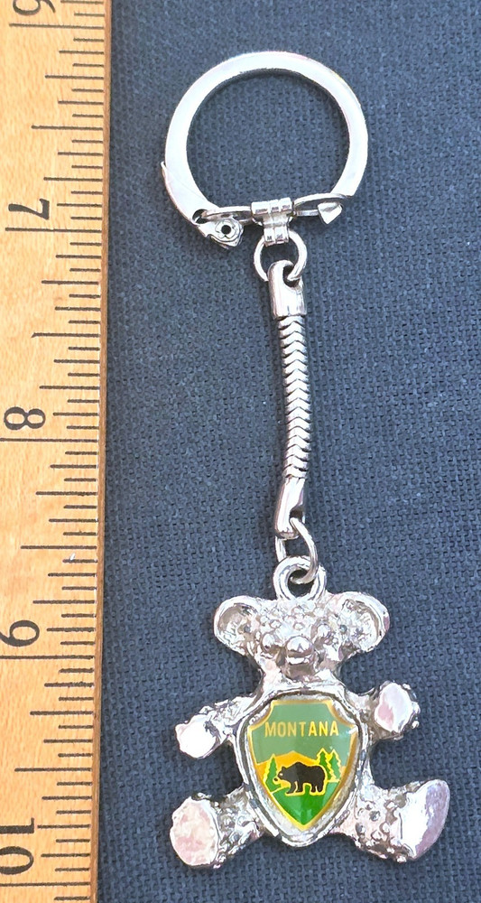 Souvenir Montana Keychain Keyring
