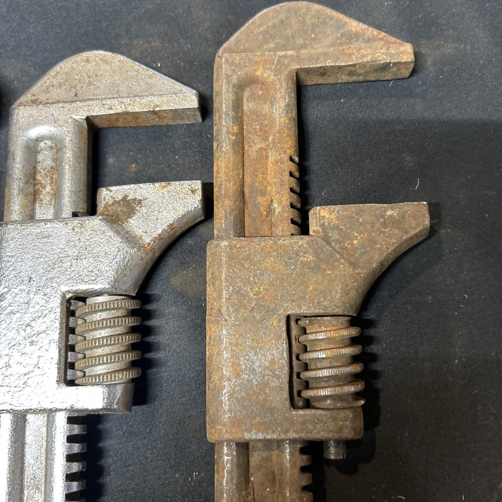 Lot Of 11 Pipe Wrenches