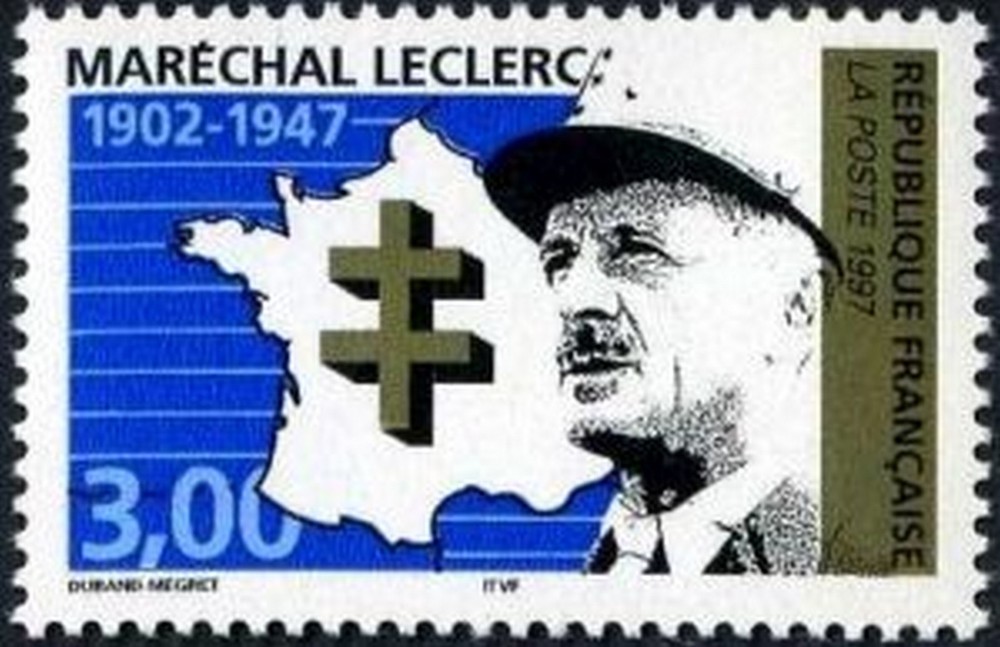 France Yvert Num 3126 ** MARECHAL LECLERC 1997