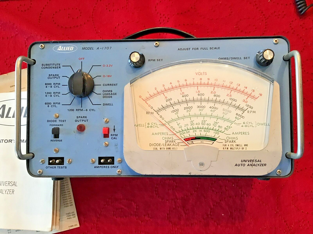 Allied A-1707 Universal Auto Analyzer with Manual